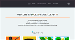 Desktop Screenshot of booksbyememgenesis.com